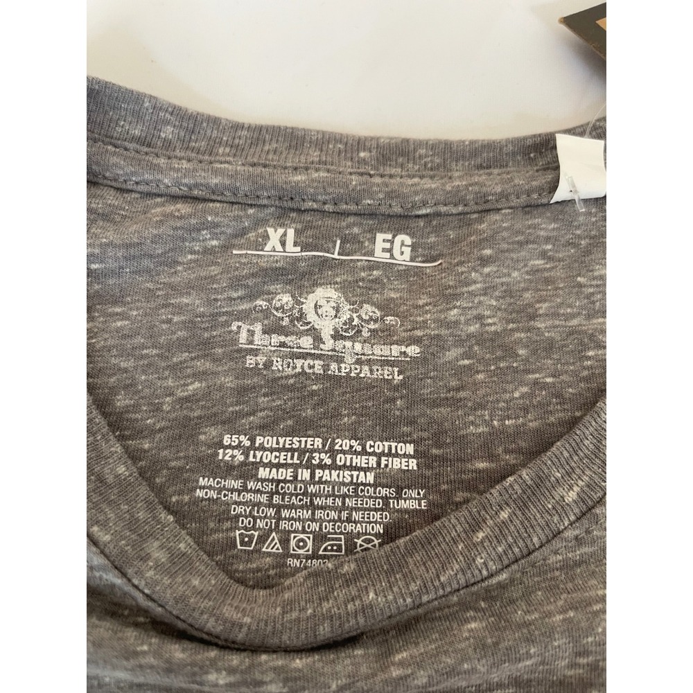 Three Square Texas A&M Aggies Womens XL Cropped T-Shirt Heather Grey - Picture 2 of 7